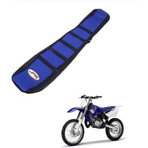 JFG RACING Blue/Black Gripper Soft Motorcycle Seat Cover for YZ85 2002-2017 03 04 05 06 07 08 09 10 11 12 13 14 15 16 Motocross Dirt Bike