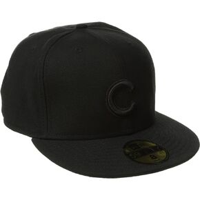 New Era MLB Black on Black 59FIFTY Fitted Cap