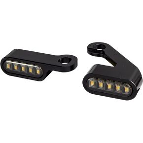 Eagle Lights SLIMLINE LED Turn Signals for Harley Davidson Motorcycles - Black