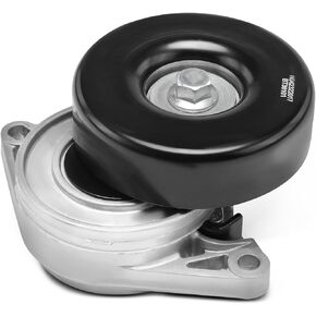 A-Premium Belt Tensioner Assembly with Pulley Compatible with Chevrolet Camaro 1987-1992, G30 1992-1996, GP3500 1993-1996 & Cadillac Fleetwood 1993 & GMC G3500 1992-1996 & Pontiac Firebird 1987-1992