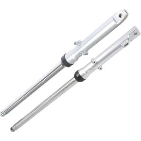 labwork 27inch Silver Motorcycle Front Fork Oil Shocks Absorber Replacement for Honda CG125 CT90 CT110 Motorcycle Trail 1 Pair