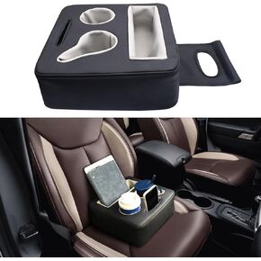 Car Seat Organizer with 4 Packet Car Back Seat Organizer Back Seat Cup Holders Skid Resistant Backing.Hold 40OZ Water Bottle and items for any Car, RV, Camping Site or Couch|Easy to Install||Not Move| in Kuwait