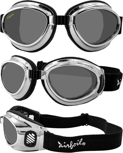نظارات Airfoil Chrome مع عدسة مرآة فضية للحماية من الأشعة فوق البنفسجية 400 in Kuwait