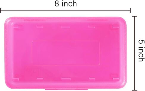 سعة كبيرة، ألوان زاهية متعددة الأغراض، صندوق أقلام رصاص بلاستيكي متين، صندوق تنظيم تخزين اللوازم المكتبية، صندوق تخزين أقلام تلوين الفرشاة (3 ألوان 3 عبوات) in Kuwait