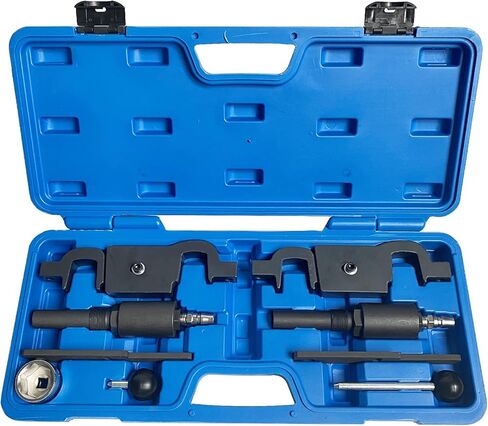 أداة توقيت قفل عمود الحدبات BELEY V6 V8 متوافقة مع بورش كايين باناميرا 3.6L 4.5L 4.8L، مجموعة أدوات شد حزام محاذاة المحرك الصغيرة المتوافقة مع Audi Q7 9678/9595 in Kuwait