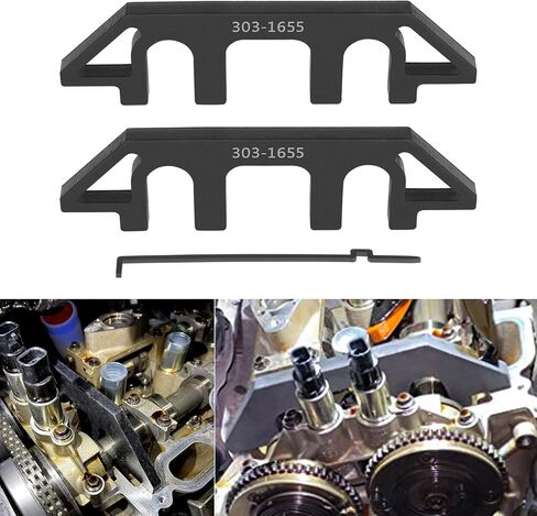 أداة توقيت محاذاة عمود الحدبات 303-1655 من Sunluway ومجموعة أدوات تثبيت سلسلة الموتر 303-1530 مناسبة لمحرك Ford 3.5L المحسن EcoBoost GT F-150 Expedition Lincoln Navigator in Kuwait