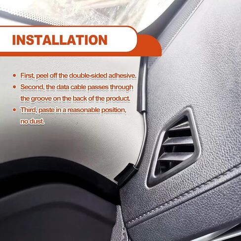 4PCS Car Concealed Wire Sleeve, Black PVC Auto Split Sleeving Wire Cord Organizer - Adhesive Cable Hidden Protector for USB, Audio and Video Line in Saudi Arabia