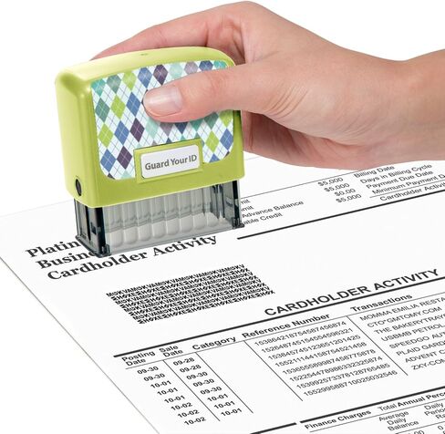 ختم أمان سري لمنع سرقة الهوية، مقاس 2.25 بوصة × 0.75 بوصة، 3 عبوات in Kuwait