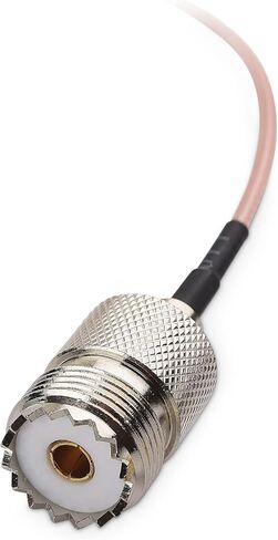 كابل ماترز 2-حزمة SMA ذكر إلى UHF SO-239 كابل أنثى 1 قدم باللون الأسود (كابل SMA إلى UHF SO-239، SO239 إلى SMA/UHF إلى SMA كابل RF محوري) in Saudi Arabia