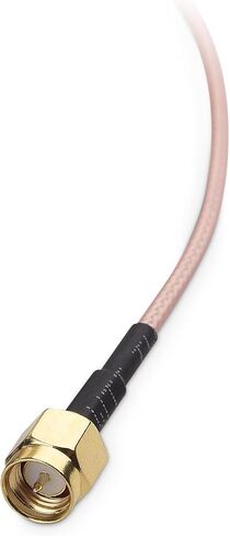 كابل ماترز 2-حزمة SMA ذكر إلى UHF SO-239 كابل أنثى 1 قدم باللون الأسود (كابل SMA إلى UHF SO-239، SO239 إلى SMA/UHF إلى SMA كابل RF محوري) in Saudi Arabia