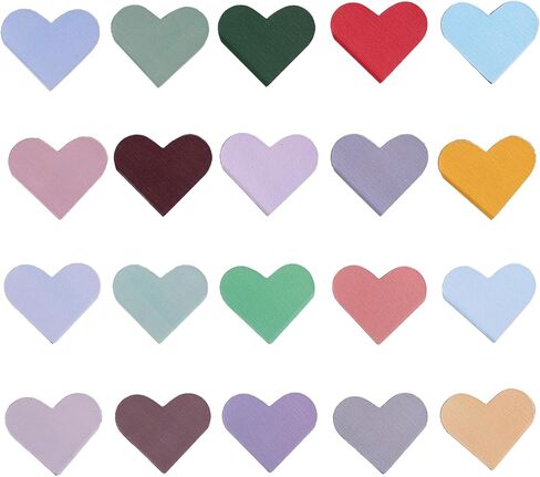 20 Pack Heart-Shaped Magnetic Bookmarks, Perfect for Book Lovers, Children, Women, Men, Teachers, Students, Birthday, Christmas, Graduation Double-Sided Printing for Easy Page Marking Gifts in Saudi Arabia