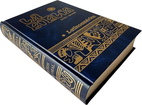 La Biblia Catolica Latinoamericana Letra Grande Edicion Cartone en Español con Señalador Biblico - الطبعة الإسبانية للكتاب المقدس الكاثوليكي في أمريكا اللاتينية مع الإشارات المرجعية (أزرق) in Kuwait