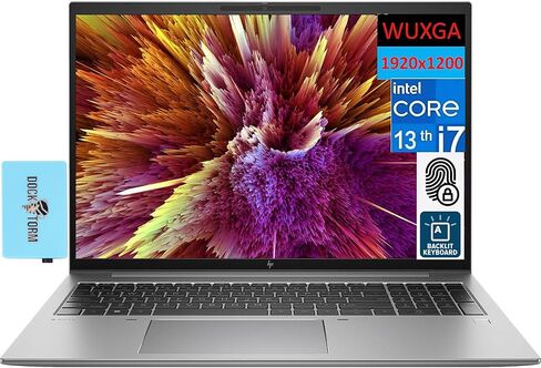 HP ZBook Firefly Z11 16.0" AI Mobile Workstation IPS WUXGA Laptop (12-Core Intel Core Ultra 7 155U, 32GB DDR5, 1TB SSD, Backlit KYB, FP, 2 Thunderbolt 4, WiFi 6E, Win 10 Pro) Bundle w/DKZ hub in Saudi Arabia