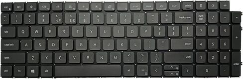 Replacement Keyboard Compatible with Dell Inspiron 15 3510 3511 3515 5510 5515 5518, inspiron 16 7610, Latitude 3520, Vostro 15 3510 3515 3520 3525 7510 with US Layout (Grey, with Backlit) in Saudi Arabia