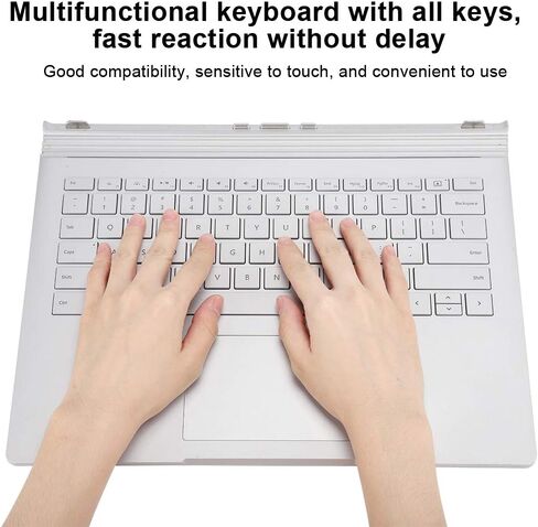 Keyboard for Microsoft Surface Book 1 1704 1705, Fast Reaction Without Delay, All Keys, Vivid Appearance, Multifunctional Keyboard for Notebook Laptop in Saudi Arabia