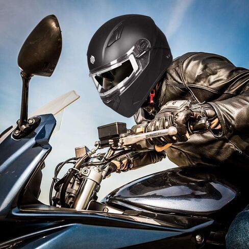 ILM Heated Shield Anti Fog Visor for Model-129 Snowmobile Snowboard Ski Full Face Motorcycle Helmets for Adults (Clear) in Saudi Arabia