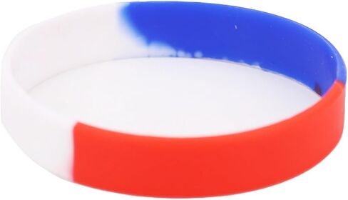 Soft Rubber Bracelets, Solid Single Color Blank Silicone-Wristbands,6 pcs/Pack for Men and Women… in Saudi Arabia
