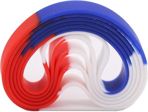 Soft Rubber Bracelets, Solid Single Color Blank Silicone-Wristbands,6 pcs/Pack for Men and Women… in Saudi Arabia
