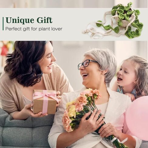 لطيف الكروشيه النبات مرآة السيارة شنقا الملحقات، بوهو اليدوية مرآة الرؤية الخلفية الملحقات للنساء، سيارة خضراء الداخلية الجمالية ديكور شاحنة شماعات حلية سحر للرجال in Kuwait