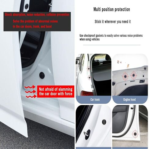 ممتص الصدمات لباب السيارة، ملصق حماية عالمي لباب السيارة، ملصقات حماية ممتصة للصدمات لباب السيارة من مادة PVC، وسادة ممتصة للصدمات لحافة الباب (20 قطعة) in Kuwait