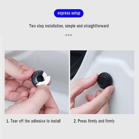 ممتص الصدمات لباب السيارة، ملصق حماية عالمي لباب السيارة، ملصقات حماية ممتصة للصدمات لباب السيارة من مادة PVC، وسادة ممتصة للصدمات لحافة الباب (20 قطعة) in Kuwait