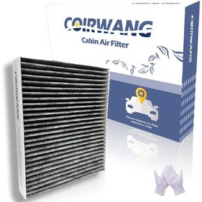 CF12157 Cabin Air Filter with Activated Carbon Compatible with Mazda CX-9, Lexus ES300h/ES350/RX350/RX450h/UX200, Toyota Avalon/Camry/Corolla/Highlander/Prius/RAV4/Sienna/Venza, Subaru