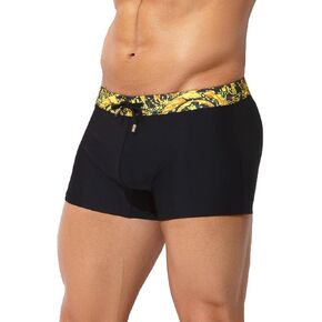 Arjen Kroos Mens Swim Briefs Square Leg Board Short Quick-Dry Swimwear with External Drawstring Stretch Beach Trunks