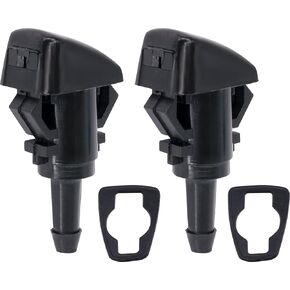 HiSport Windshield Sprinkler Wiper Nozzle - Compatible with Chrysler Dodge Jeep Ram - Windshield Washer Nozzle Replace 5113049AA 4805742AB 4805742AC 55077460AA 5303833AA