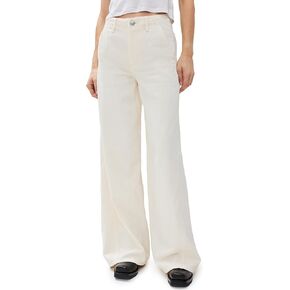 rag & bone Women's Featherweight Tailored Sofie Full Length Jeans, Ecru, Off White, 32