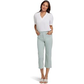 NYDJ Women's Joni Relaxed Capri Jeans in Tomatillo