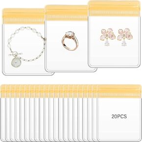 Letgo Clear Travel Jewelry Facs ، PVC Jewelry Pouches Storage ، أكياس مجوهرات مضادة للنساء للنساء حقيبة مجوهرات صغيرة للفضة/الأقراط/الحلقات/القلاد