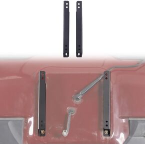 Spare Tire Carrier Spare Tire Mount Compatible with Toyot@ FJ Cruiser 2007-2021，Car Rear Spare Wheel Heighten Holder Reinforcement Bracket Accessories (Style A)