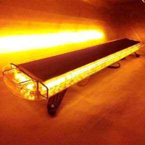47" 88 LED Amber/Yellow Truck Flashing, Amber Light Bar, High Brightness Warning Beacon Strobe, Vehicle Emergency/Beacon Light.