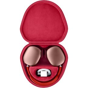 حافظة صلبة co2CREA مع استبدال وضع السكون لسماعات Apple AirPods Max (حافظة سوداء + داخل أزرق) in Kuwait