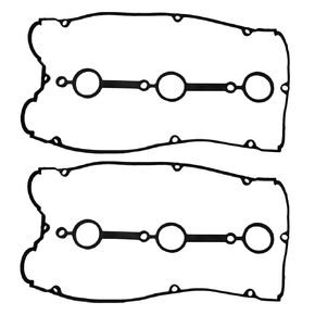 VS50386 Engine Valve Cover Gasket Set Replacement for Hyundai XG300 XG350 Santa Fe Kia Amanti Sedona Sorento 3.0L 3.5L V6 24V, 2 Valve Cover Gaskets, 2 Spark Plug Tube Seals.