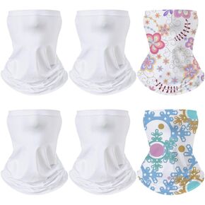 Sublimation Blank Headwear Seamless Bandana Face Masks Head Wrap Neck Gaiter Bandana Breathable Face Cover