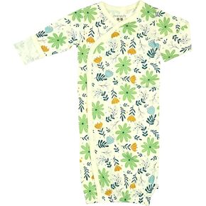 Babysoy Baby Newborn Kimono Snap Gown Bundler