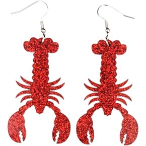 ملون جوفاء خارج أكريليك بريق البحر seahorse دانج إسقاط الأقراط البوهيمي لطيف متعدد الألوان حيوانات البحر الكراد in Kuwait