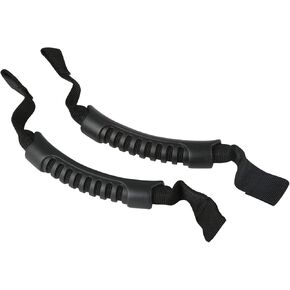 Rugged Ridge 13305.11 Grab Handle Kit, Front, Headrest Mounted, Red; 07-Current Wrangler / 20-Current Gladiator