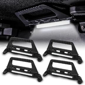 Bestview Aluminum Grab Handles with Demo Light Kit Compatible with Ford Bronco 2021-2024, 2/4-Door Accessories, Heavy-Duty Aluminum Alloy Grab Handles (Not Compatible with Bronco Sport)
