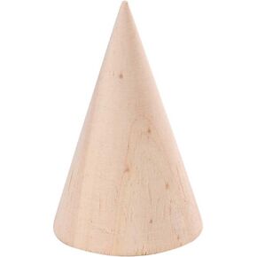 Teensery Wooden Bracelet Holder Cone Shaped Bangle Bracelet Display Stand Watch Holder Jewelry Organizer for Home or Store Usage, 1 Piece
