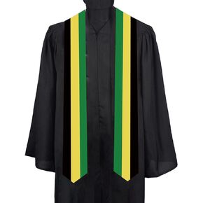 Jamaica National flag Graduation sash adult Stole Sash for International study students for class of 2025