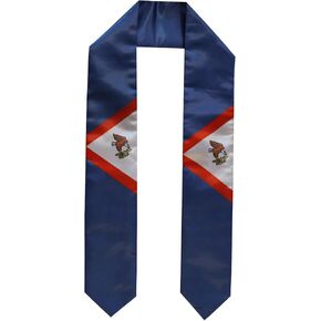التخرج الأميركي ساموا الوطني SASH/Stole International Study Abroad Usisex Country Flag Terguation SASH (American)