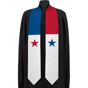 تخرج بنما SASH National التخرج SASH/Stole International Study Abough Usisex Country Flag Graduation Sash (Panama)