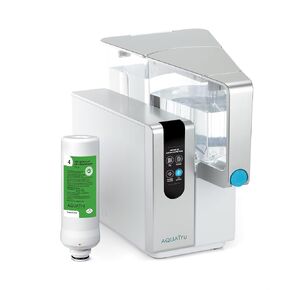 AquaTru Classic Alkaline Countertop Water Filter System for PFAS & Other Contaminants with 4-Stage Ultra Reverse Osmosis Technology (No Plumbing or Installation Required) | BPA Free