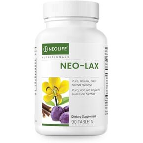 NEOLIFE - أقراص ملين عشبية جديدة - ملين - ملين للإمساك ، مزيج قائم على النبات مع سينا ​​و Buckthorn - 90 قرصًا