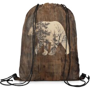 حقيبة ظهر رباط Feelyou Bear لـ 13 "x15.7" أكياس من الحيوانات البرية