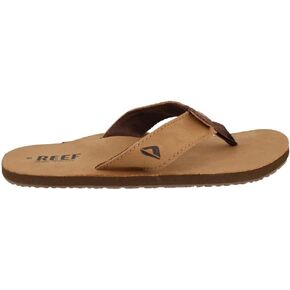 REEF Leather Smoothy Men's Flip Flop, No Break In Period Leather, Durable Outsole