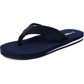 riemot Mens Flip Flops Arch Support Thong Sandals Cushioned Slippers for Beach Swimming Pool Home Shower Shoes Size 8-14