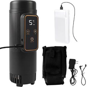 Insulin Cooler Travel Case TSA Approved, Medication Cooler for Travel, Portable Diabetes Travel Case,1–5 Medication Pens, Power Bank, USB Charger,Temperature Control（Need to Connect Power Supply）